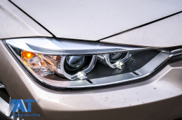 Faruri Angel Eyes compatibil cu BMW Seria 3 F30 F31 (2011-2015) Xenon look-image-6078304