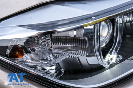 Faruri Angel Eyes compatibil cu BMW Seria 3 F30 F31 (2011-2015) Xenon look-image-6078305