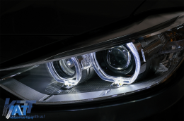 Faruri Angel Eyes compatibil cu BMW Seria 3 F30 F31 (2011-2015) Xenon look-image-6088314