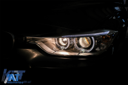 Faruri Angel Eyes compatibil cu BMW Seria 3 F30 F31 (2011-2015) Xenon look-image-6088317
