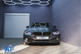 Faruri Angel Eyes compatibil cu BMW Seria 3 F30 F31 (2011-2015) Xenon look-image-6088538