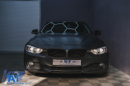 Faruri Angel Eyes compatibil cu BMW Seria 3 F30 F31 (2011-2015) Xenon look-image-6088542