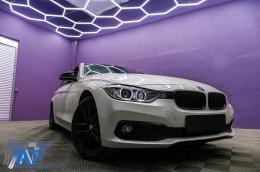 Faruri Angel Eyes compatibil cu BMW Seria 3 F30 F31 (2011-2015) Xenon look-image-6089123