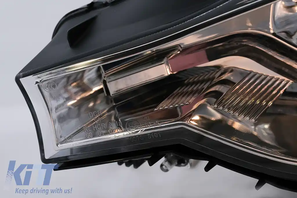 Faruri Angel Eyes LED DRL compatibil cu BMW 3 Series F30 F31 Sedan Touring (10.2011-05.2015) Crom-image-6100004