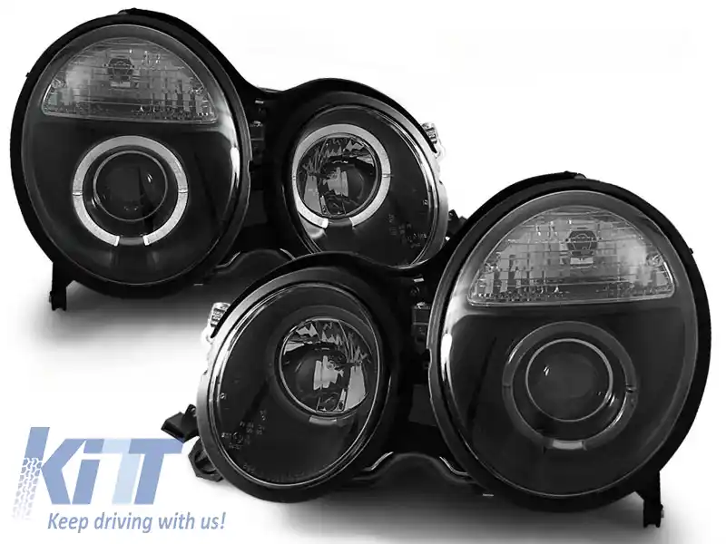 FARURI ANGEL EYES NEGRE potrivite pentru MERCEDES W210 E-KLASA 06.99-02