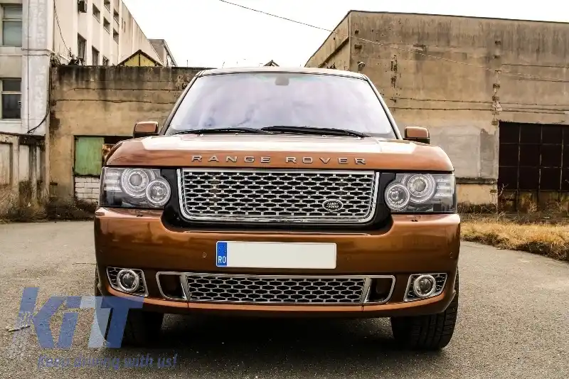 Faruri compatibil cu Land Range Rover Vogue L322 (2002-2012) Conversie Facelift 2010-image-6094219