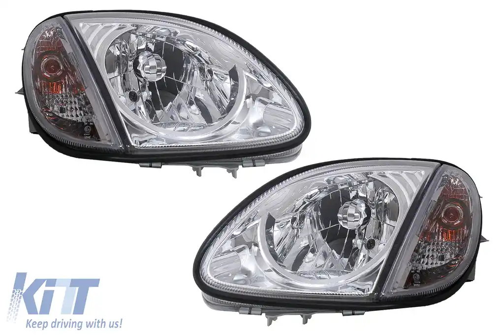 Faruri compatibil cu Mercedes SLK R170 (04.1996-2004) Crom