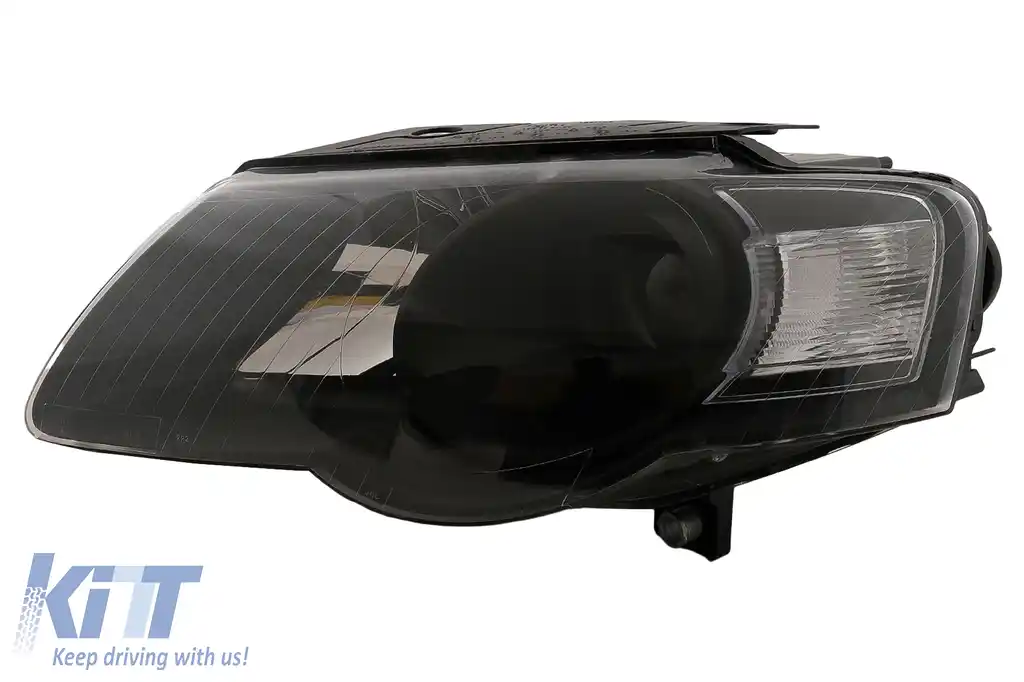 Faruri compatibil cu VW Passat B6 3C Limousine Variant (03.2005-2010) Negru-image-6109051