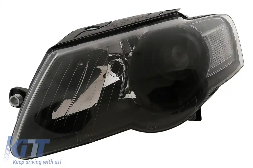 Faruri compatibil cu VW Passat B6 3C Limousine Variant (03.2005-2010) Negru-image-6109053