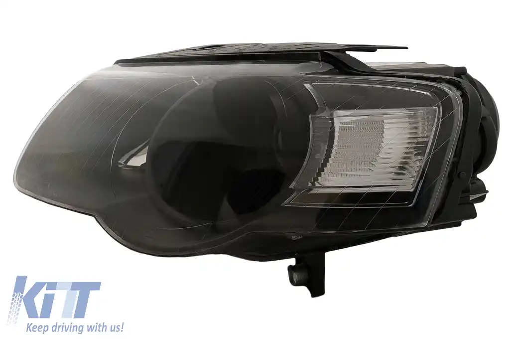 Faruri compatibil cu VW Passat B6 3C Limousine Variant (03.2005-2010) Negru-image-6109055