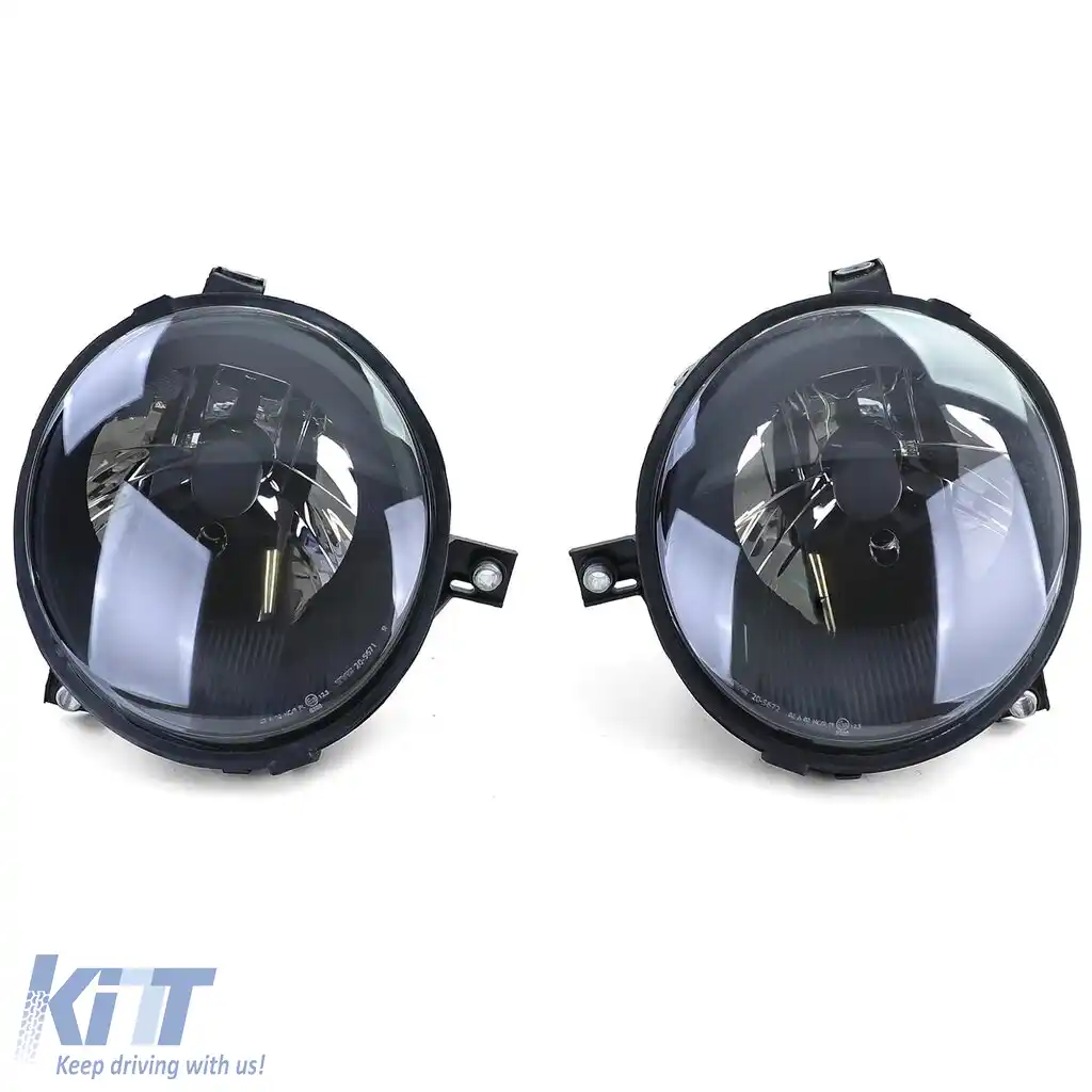 Faruri cu sticlă clară H4 fumuriu, pereche, potrivite pentru VW Lupo 98-05-image-6196750