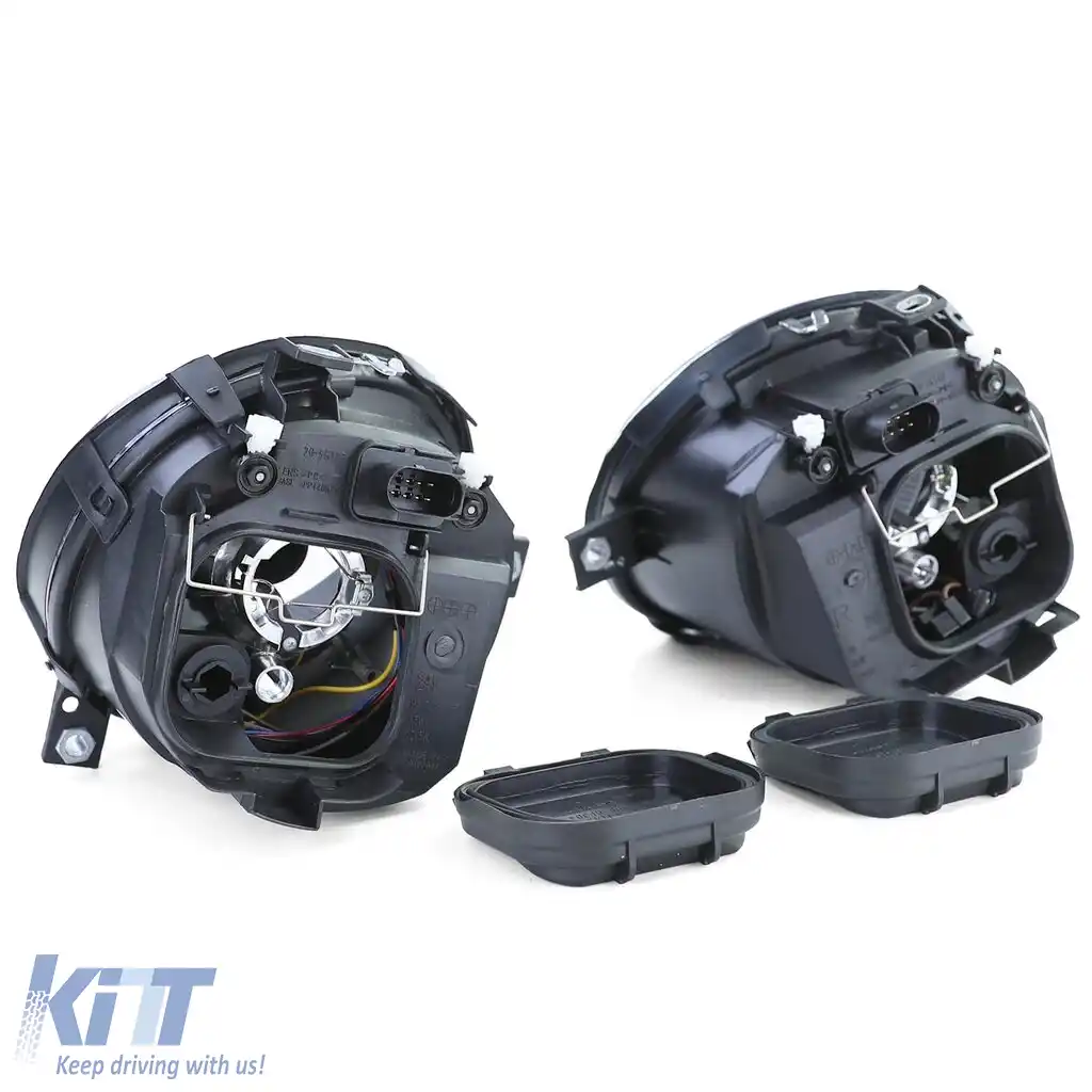 Faruri cu sticlă clară H4 fumuriu, pereche, potrivite pentru VW Lupo 98-05-image-6196751