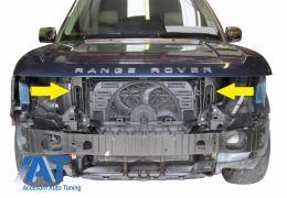 Faruri cu Suporti de sustinere si Grila Centrala compatibil cu Land Range Rover Vogue III L322 (2002-2009) Facelift Design-image-6045956