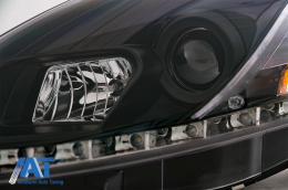 Faruri DAYLIGHT LED compatibil cu Fiat Grande Punto (09.2005-2008) Negru-image-59506