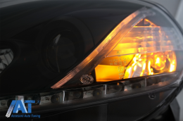 Faruri DAYLIGHT LED compatibil cu Fiat Grande Punto (09.2005-2008) Negru-image-6059132
