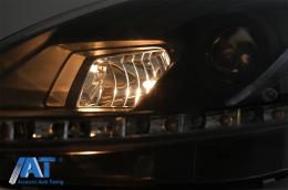 Faruri DAYLIGHT LED compatibil cu Fiat Grande Punto (09.2005-2008) Negru-image-6059134