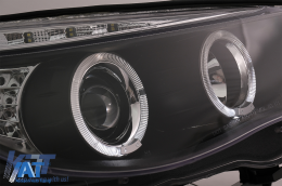 Faruri DAYLINE LED indicator compatibil cu BMW Seria 5 E60 (2004-2007) Negru-image-53108