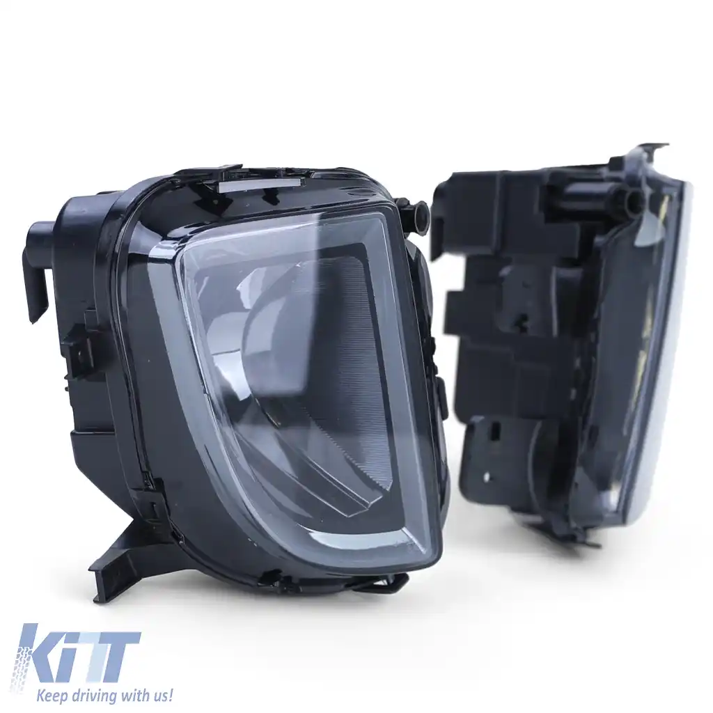 Faruri de ceață din sticlă clară cu fum negru, potrivite pentru VW Golf VI 6 GTI GTD 08-11-image-6276633
