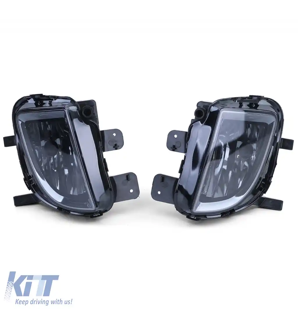 Faruri de ceață din sticlă clară cu fum negru, potrivite pentru VW Golf VI 6 GTI GTD 08-11-image-6276634