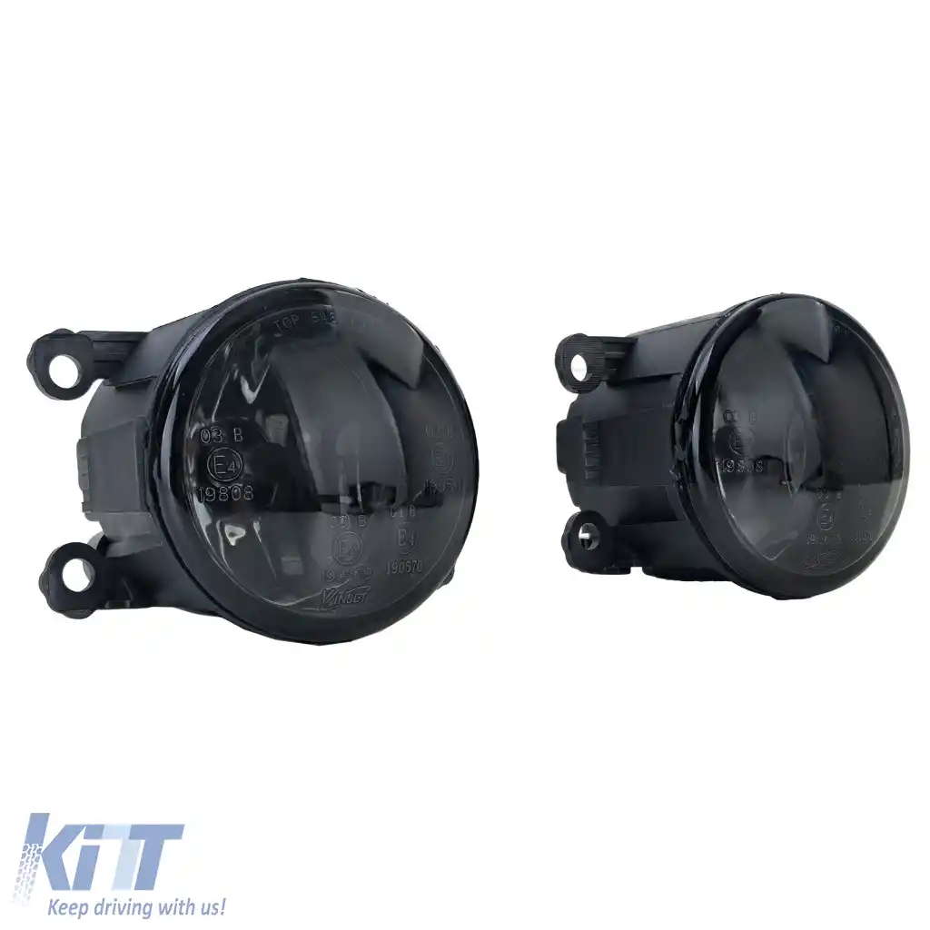 Faruri de ceață din sticlă clară cu fum negru, potrivite pentru Peugeot 107 207 307 407 4007 607-image-6296526