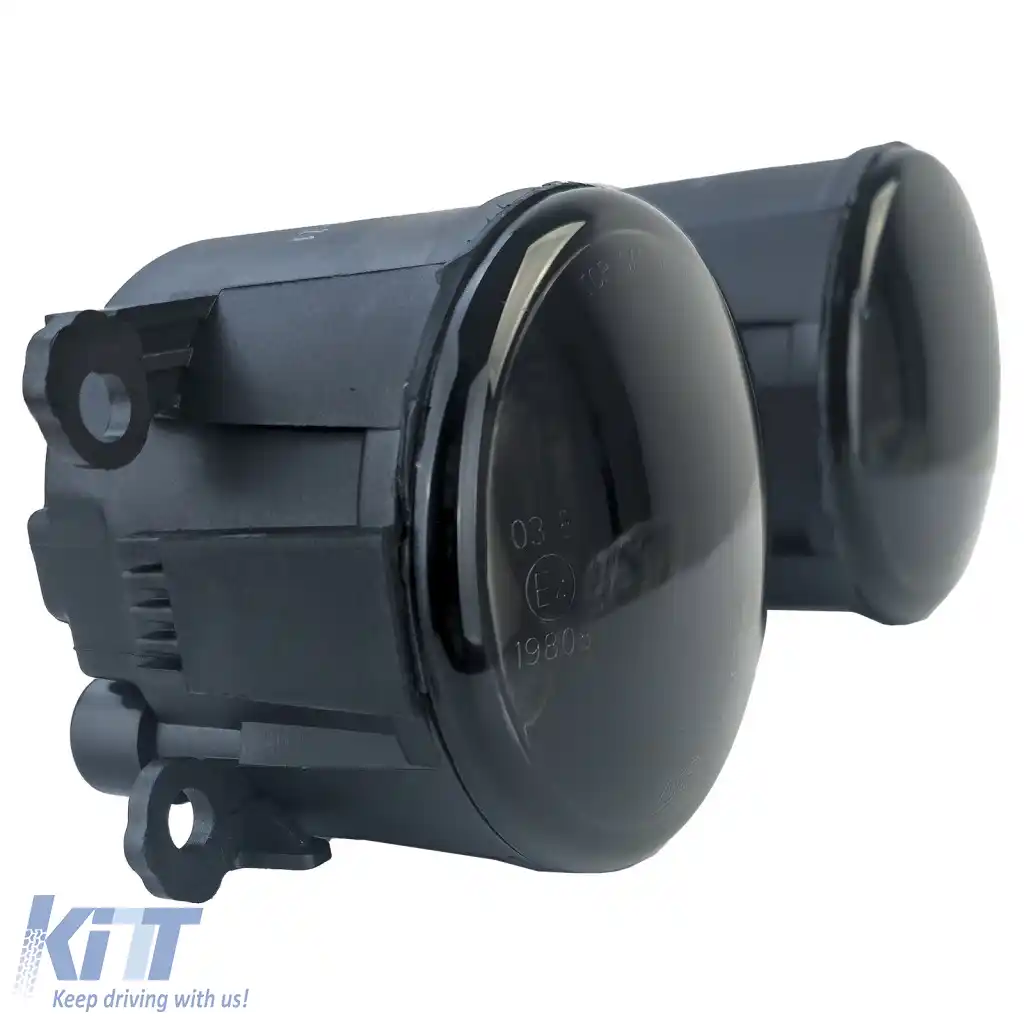 Faruri de ceață din sticlă clară cu fum negru, potrivite pentru Renault Twingo, Megane, Scenic, Kangoo-image-6296572