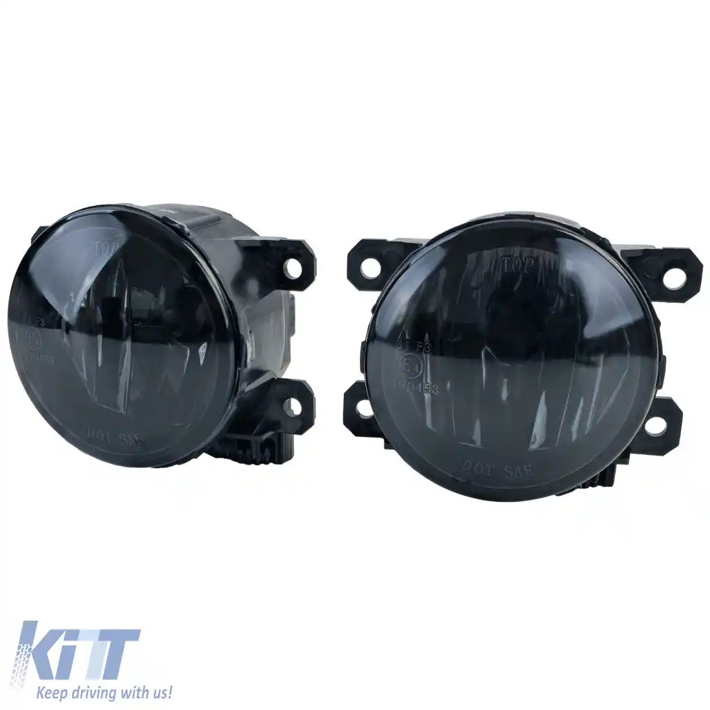 Faruri de ceață din sticlă clară cu fum negru, potrivite pentru Citroen C1 C4 DS4 Jumpy Berlingo-image-6327002