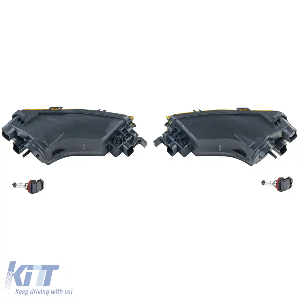 Faruri de ceață din sticlă clară galbene, potrivite pentru VW T6 Bus Multivan Transporter din 2015-image-6198567