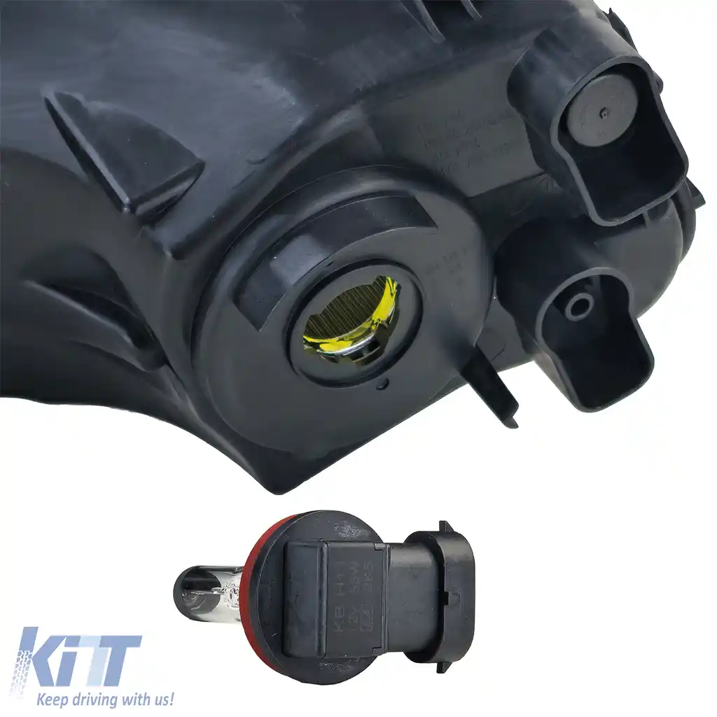 Faruri de ceață din sticlă clară galbene, potrivite pentru VW T6 Bus Multivan Transporter din 2015-image-6198568