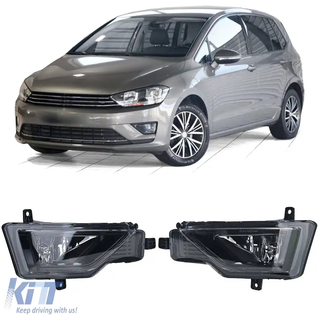 Faruri de ceață dreapta + stânga potrivite pentru VW Golf Sportsvan 2014-2020