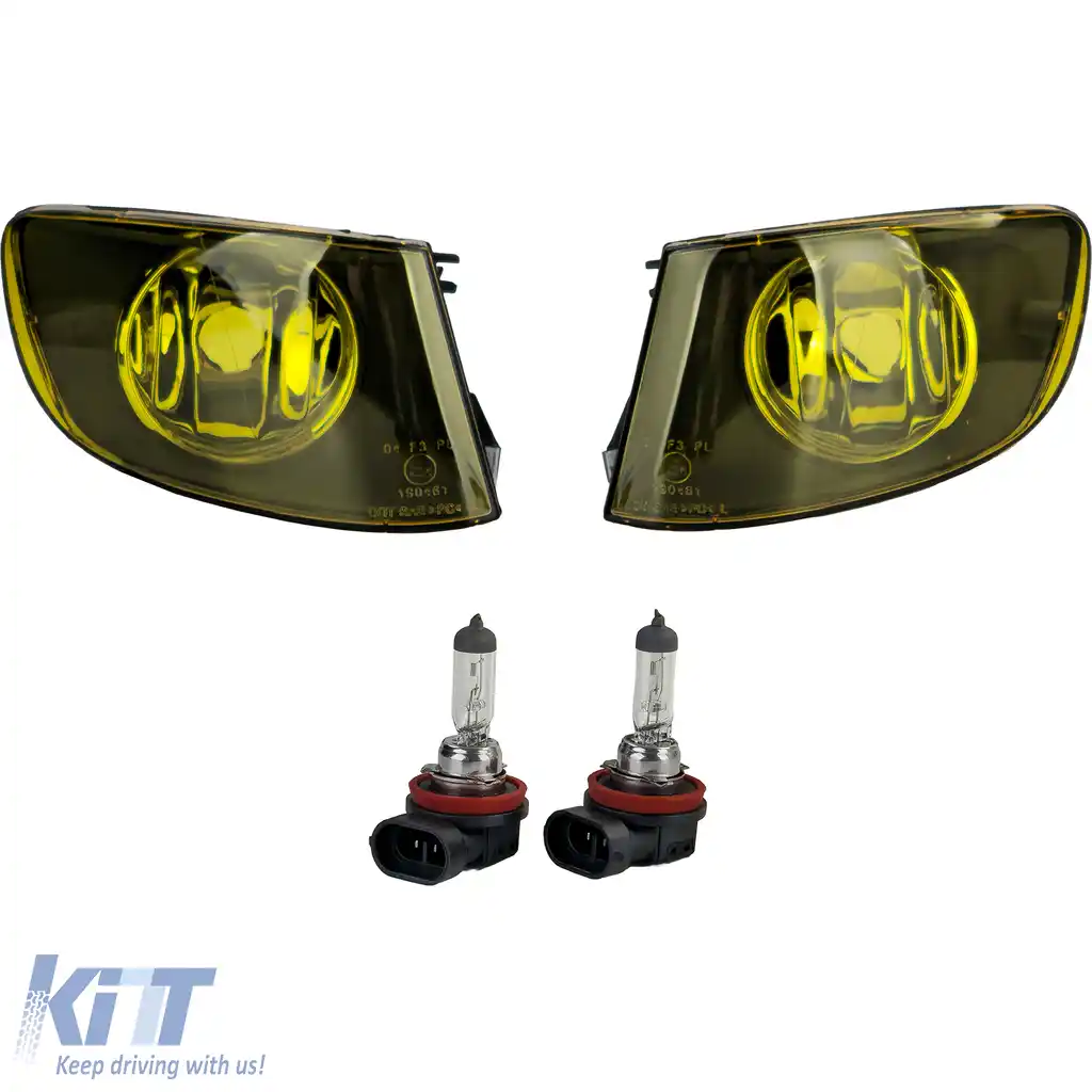 Faruri de ceață galbene din sticlă clară, potrivite pentru BMW Seria 3 E92 E93 Coupe Cabriolet-image-6206029