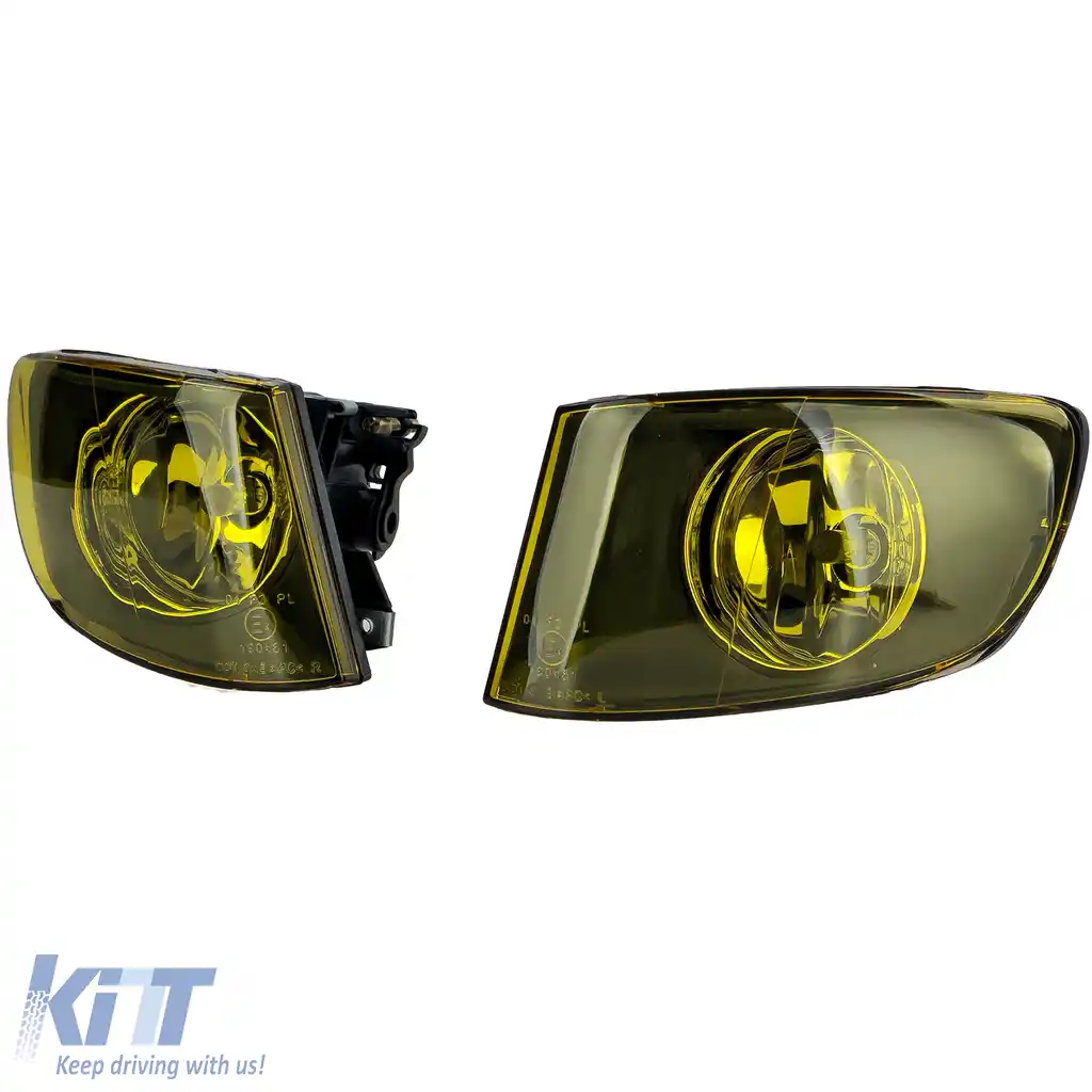 Faruri de ceață galbene din sticlă clară, potrivite pentru BMW Seria 3 E92 E93 Coupe Cabriolet-image-6206030