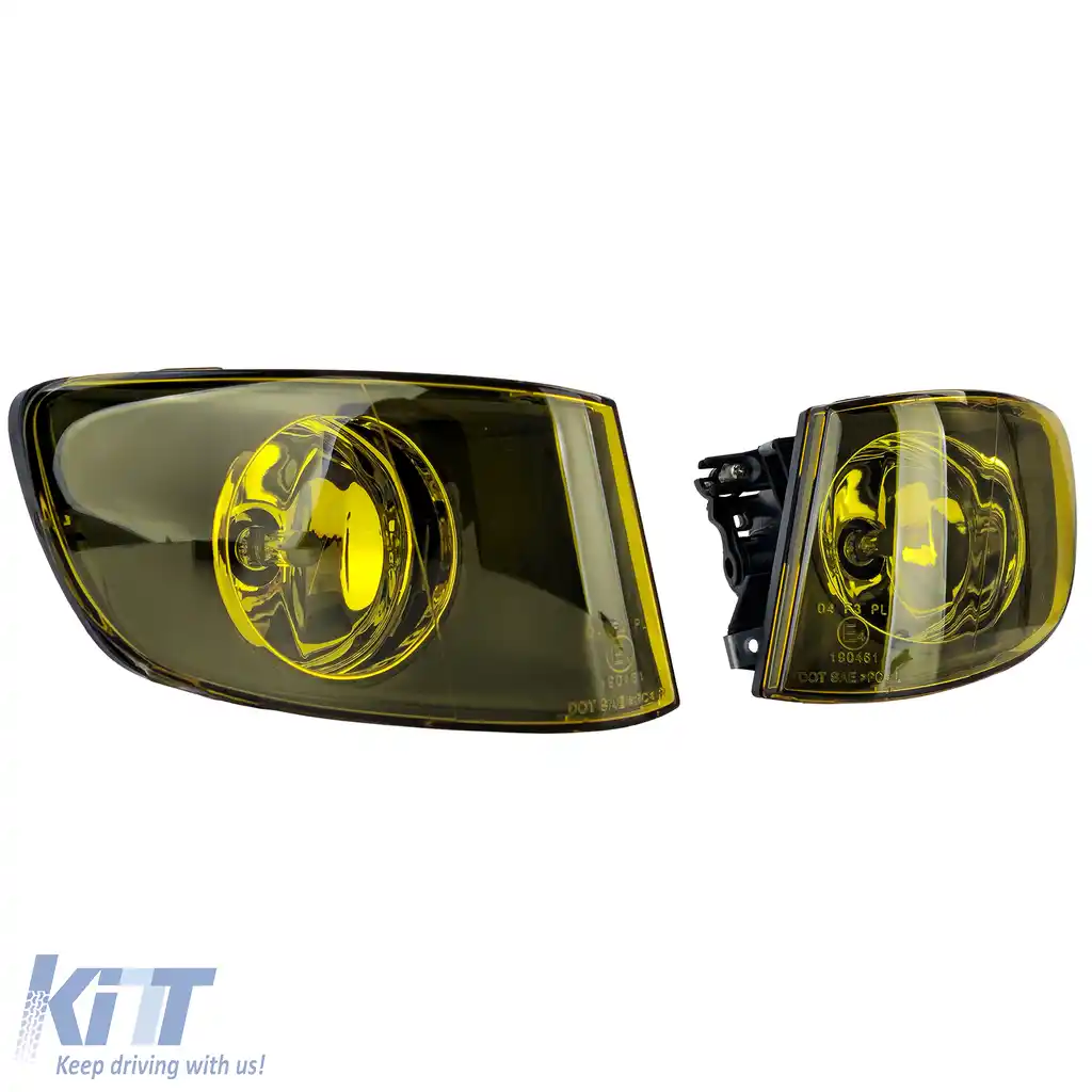 Faruri de ceață galbene din sticlă clară, potrivite pentru BMW Seria 3 E92 E93 Coupe Cabriolet-image-6206031