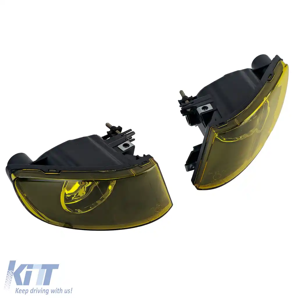 Faruri de ceață galbene din sticlă clară, potrivite pentru BMW Seria 3 E92 E93 Coupe Cabriolet-image-6206033