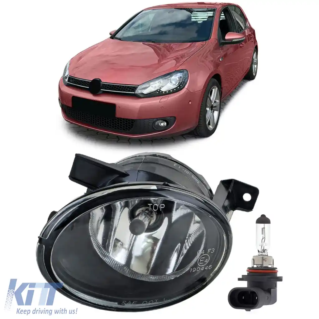 Faruri de ceață stânga potrivit pentru VW Golf 6 VI din 11, Golf Plus 09-13, Jetta 4 IV 10-14