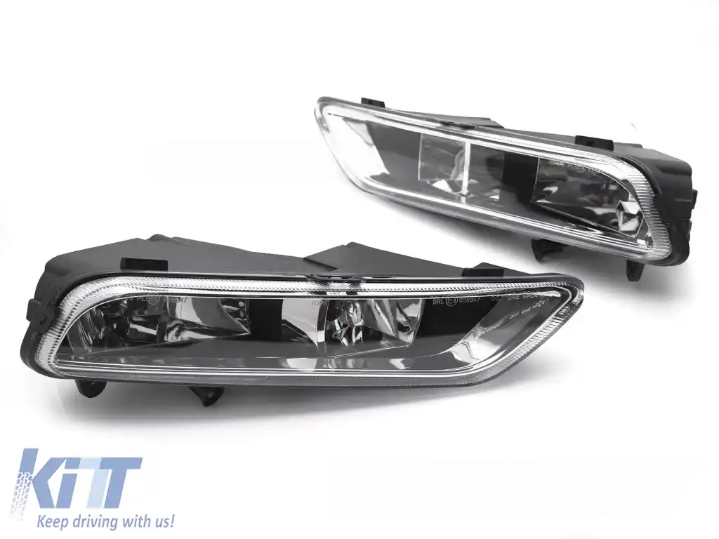 FARURI DE CEATĂ CU DRL CLAR potrivite pentru VW PASSAT B7 10-14 SEDAN / VARIANT