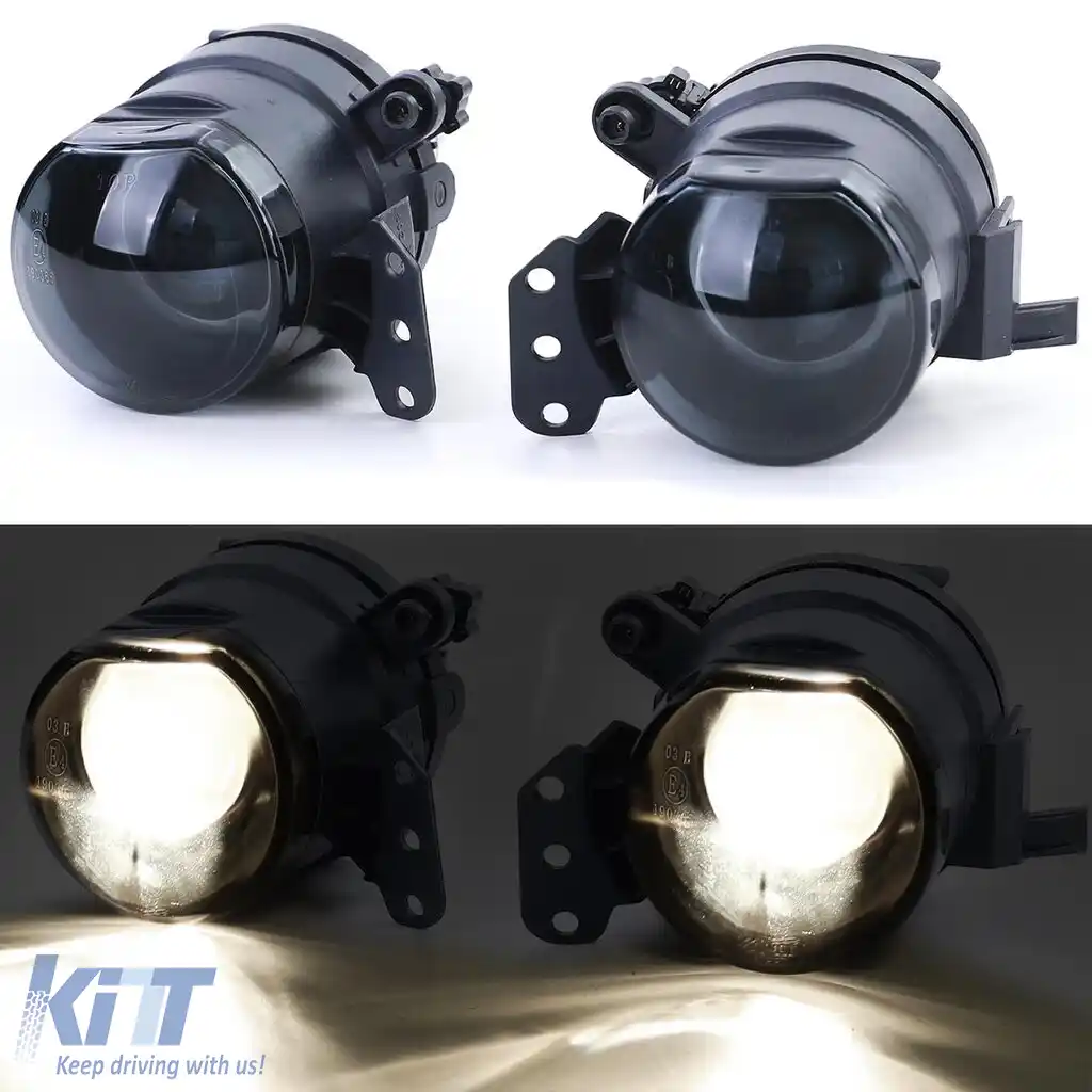 Faruri de ceata cu lentila fumurie, potrivite pentru BMW E46 Coupe Convertible 03-06