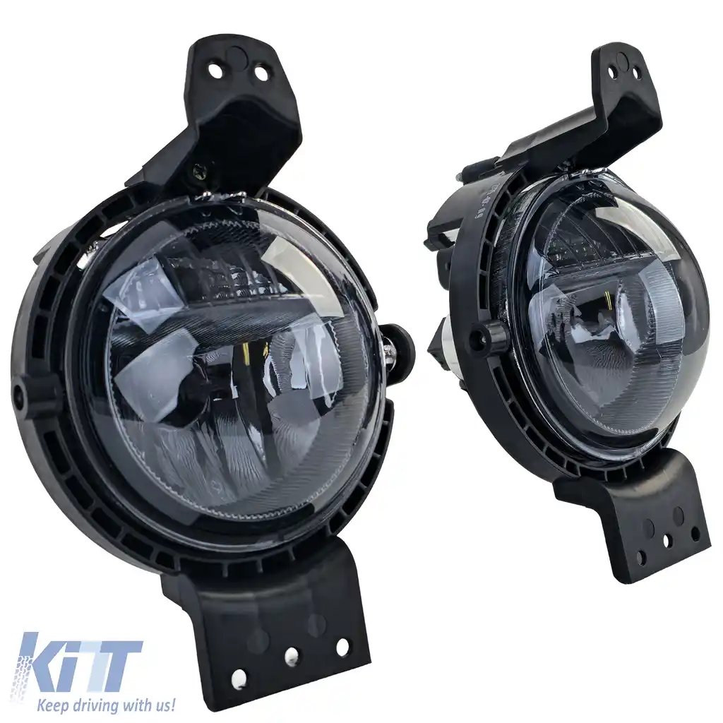 Faruri de ceata cu lumini de zi Set Black Smoke potrivit pentru Mini R60 R61 2010-2016-image-6208104