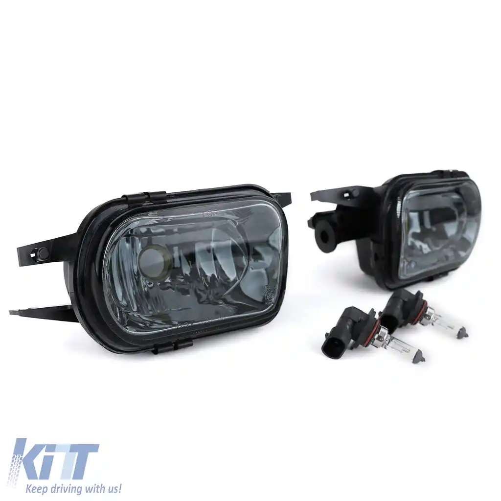 Faruri de ceata din sticla clara cu fum negru, potrivite pentru Mercedes W203 CL203 C209 SLK R170-image-6197395