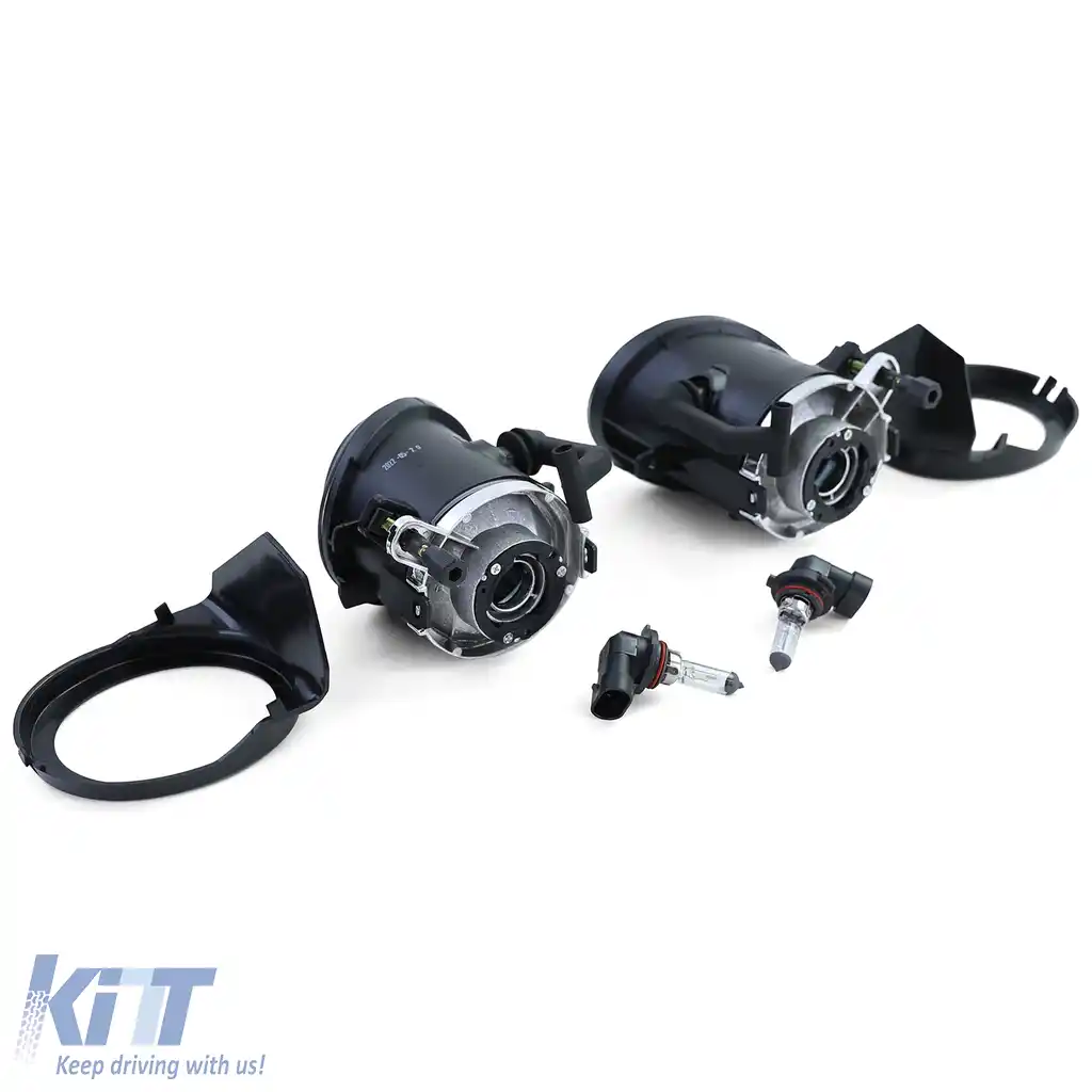 Faruri de ceata din sticla clara cu fum negru, potrivite pentru BMW E39 E46 cu bara M-image-6209392