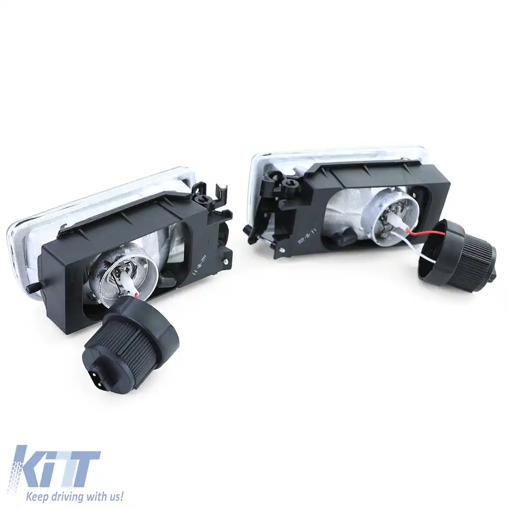 Faruri de ceata din sticla clara H1, pereche, potrivite pentru BMW Seria 3 E36, inclusiv M3 90-99-image-6209254