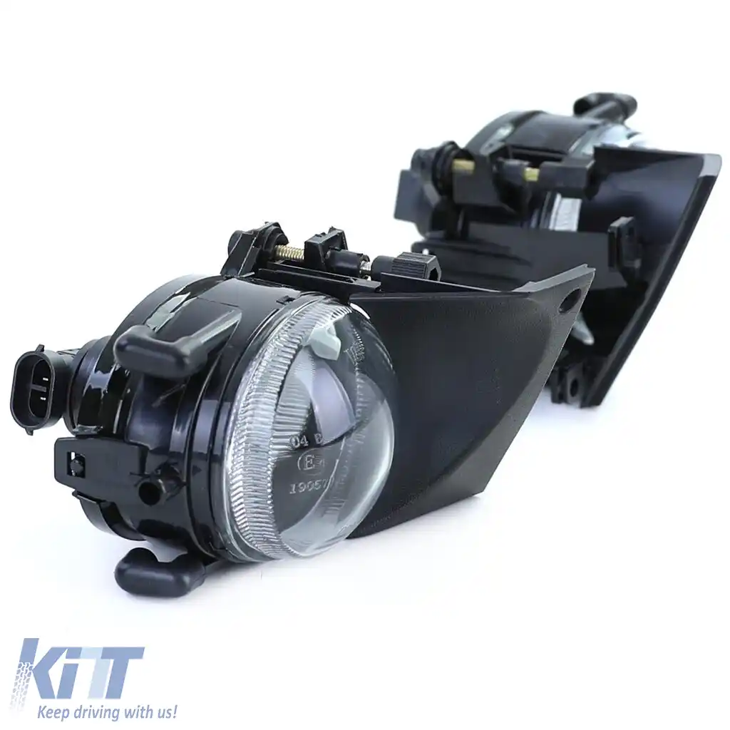 Faruri de ceata din sticla clara H8, pereche, potrivite pentru BMW Seria 5 E39 Sedan Touring 00-04-image-6197547