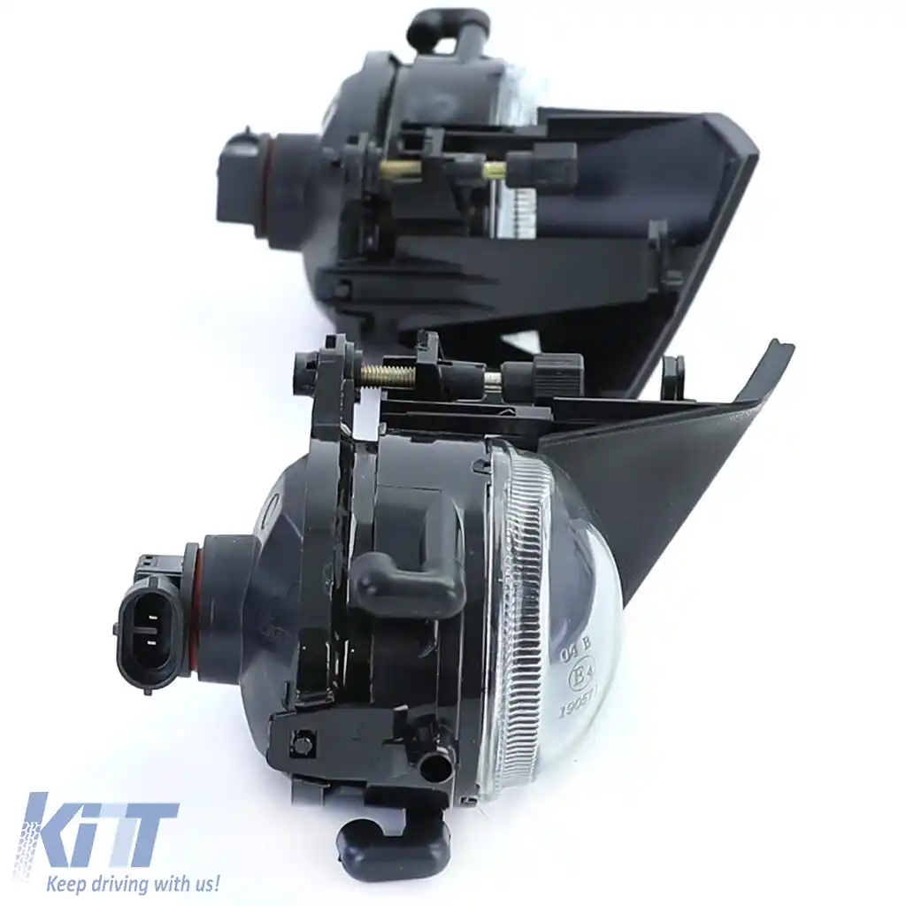 Faruri de ceata din sticla clara H8, pereche, potrivite pentru BMW Seria 5 E39 Sedan Touring 00-04-image-6197549