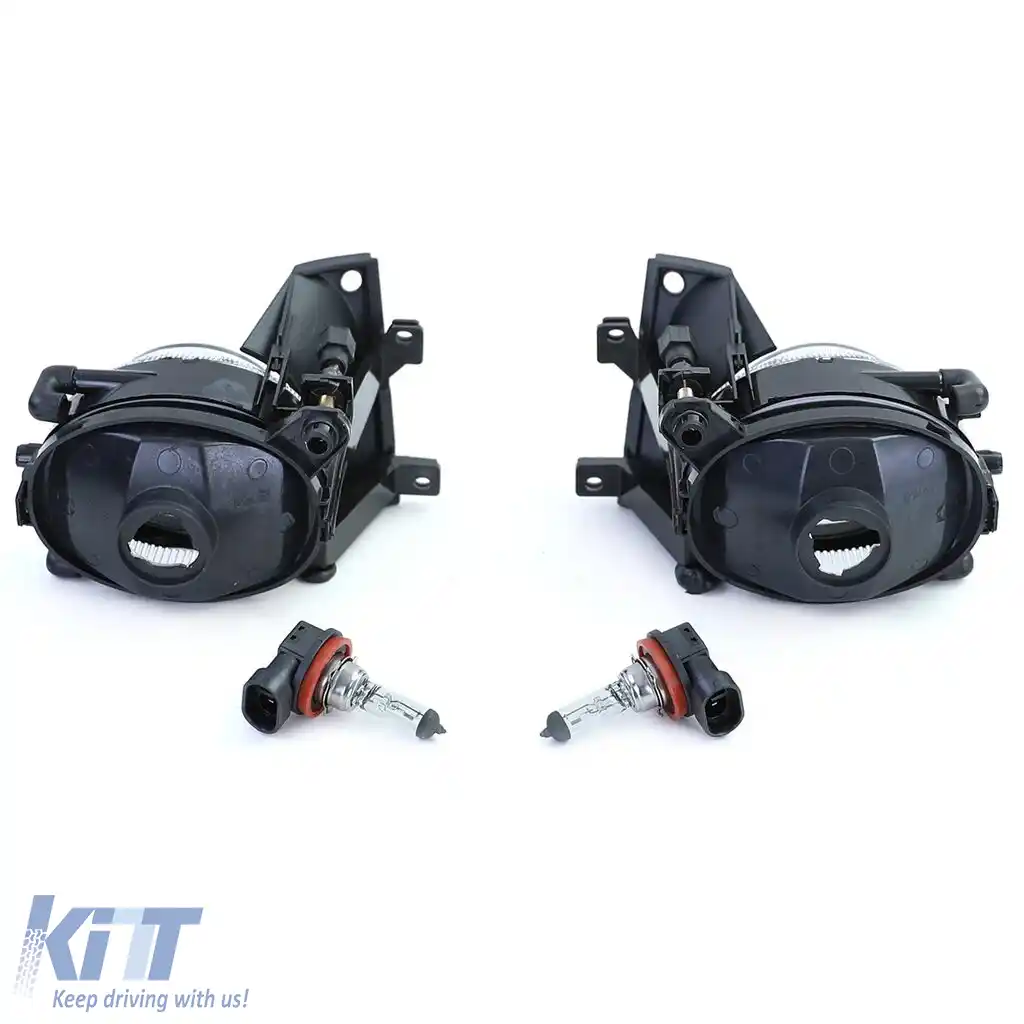 Faruri de ceata din sticla clara H8, pereche, potrivite pentru BMW Seria 5 E39 Sedan Touring 00-04-image-6197552