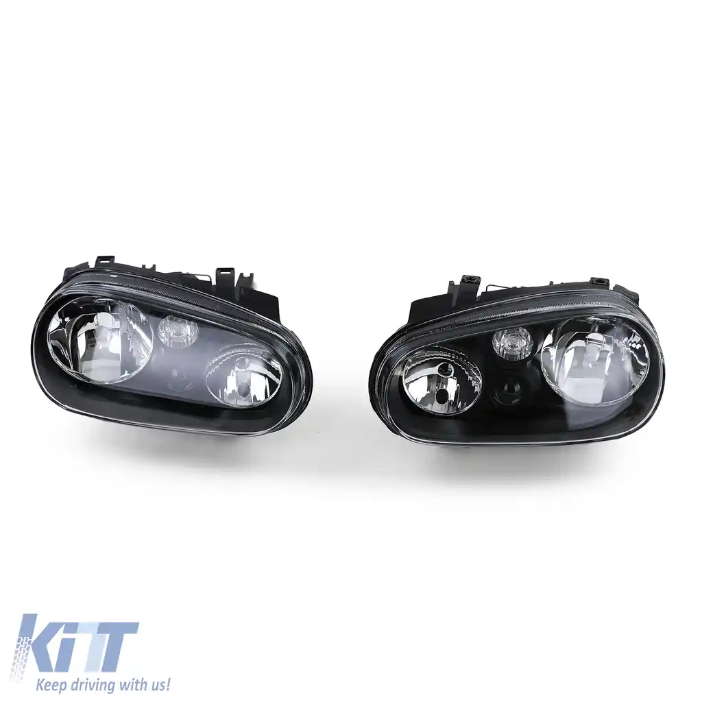 Faruri din sticlă clară cu set de ceață negru, potrivite pentru VW Golf IV 4 97-03-image-6190515