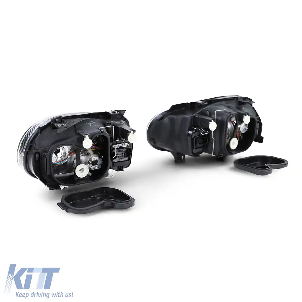 Faruri din sticlă clară cu set de ceață negru, potrivite pentru VW Golf IV 4 97-03-image-6190516