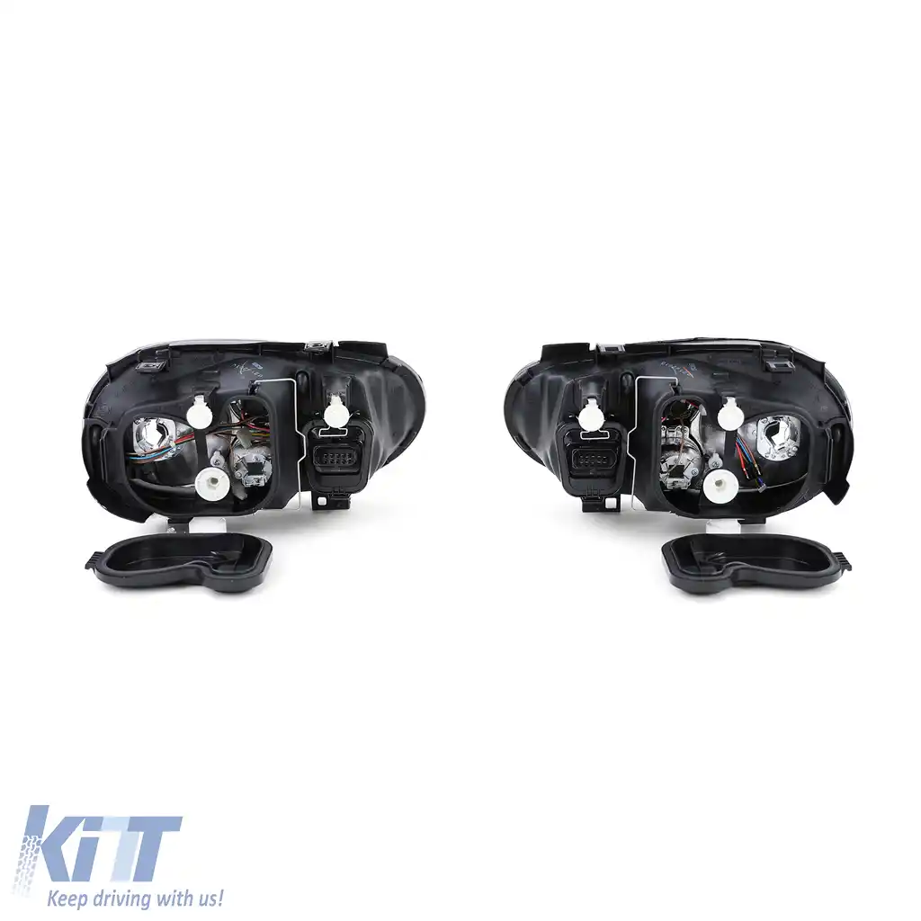 Faruri din sticlă clară cu set de ceață negru, potrivite pentru VW Golf IV 4 97-03-image-6190517