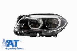 Faruri Full LED Angel Eyes compatibil cu BMW Seria 5 F10 F11 LCI (2014-2017)-image-6011702