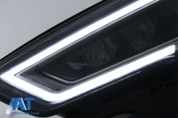 Faruri Full LED compatibil cu Audi A3 8V Pre-Facelift (2013-2016) Upgrade pentru Halogen cu Semnalizare Dinamica Secventiala LHD-image-6074897