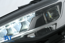 Faruri Full LED compatibil cu Audi A3 8V Pre-Facelift (2013-2016) Upgrade pentru Halogen cu Semnalizare Dinamica Secventiala LHD-image-6074907