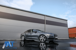 Faruri Full LED compatibil cu Audi A6 4G C7 (2011-2018) Facelift Matrix Design Semnalizare Dinamica Secventiala-image-6075256